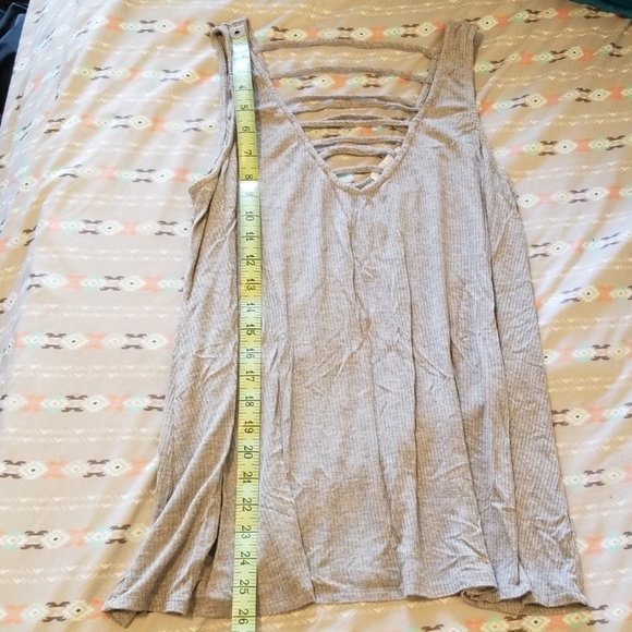 Gray Tunic with Cutouts - Picture 6 of 6